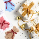 12 towels in [material/description missing], as a gift